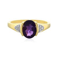 Anillo en plata con Amatista