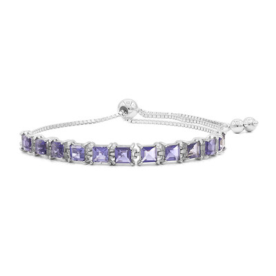 Brazalete en plata con Iolita