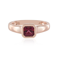 Anillo en plata con Rodolita