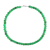 Collar en plata con Ónix verde