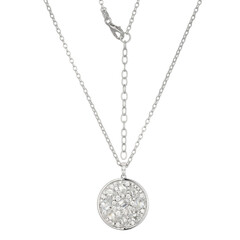 Collar en plata con Topacio blanco (Adela Silber)