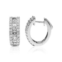 Pendientes en oro con Diamante SI2 (H) (CIRARI)