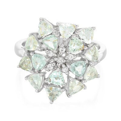 Anillo en plata con Turmalina Paraíba