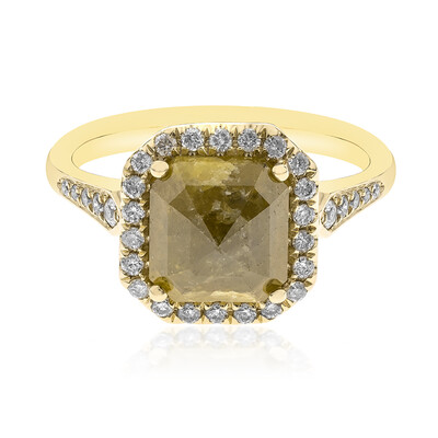 Anillo en oro con Diamante fancy SI2 (CIRARI)