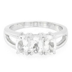 Anillo en plata con Berilo del Himalaya
