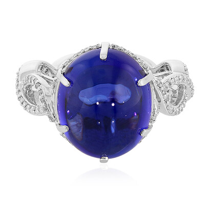 Anillo en oro con Tanzanita AAA (de Melo)