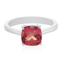 Anillo en plata con Topacio flor de loto