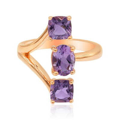 Anillo en plata con Amatista
