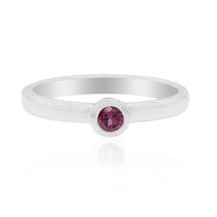 Anillo en plata con Rodolita