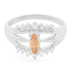 Anillo en plata con Zafiro Padparadscha