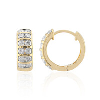 Pendientes en oro con Diamante SI1 (G)