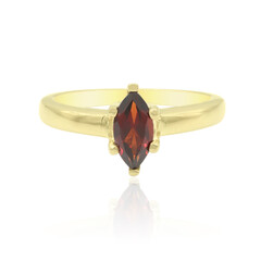 Anillo en plata con Granate de Mozambique