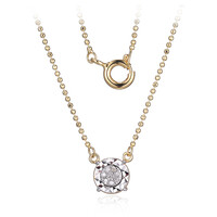 Collar en plata con Diamante I3 (I)