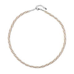 Collar en plata con Topacio blanco