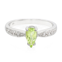 Anillo en plata con Turmalina Paraíba