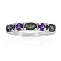 Anillo en plata con Cuarzo místico