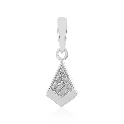 Colgante en plata con Diamante I2 (I)