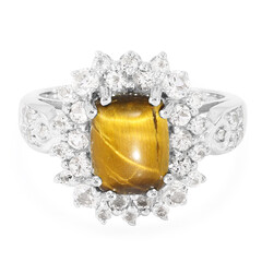 Anillo en plata con Ojo de tigre