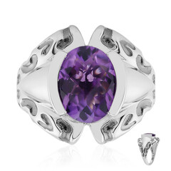 Anillo en plata con Amatista (Remy Rotenier)
