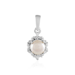 Colgante en plata con Perla blanca Freshwater