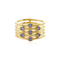 Anillo en plata con Tanzanita