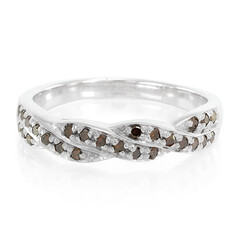 Anillo en plata con Diamante fantasía