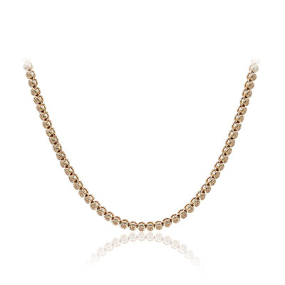 Collar en oro con Diamante rosa de Francia de Argyle SI1 (Annette)