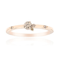 Anillo en oro con Diamante rosa de Francia de Argyle SI1