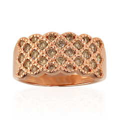 Anillo en oro con Diamante rosa de Francia de Argyle SI1