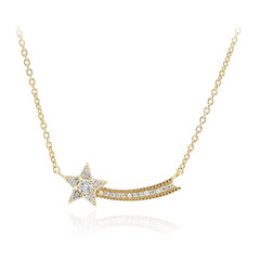 Collar en plata con Topacio blanco