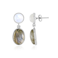 Pendientes en plata con Labradorita