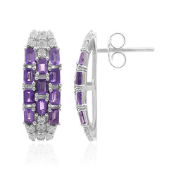 Pendientes en plata con Amatista (Remy Rotenier)