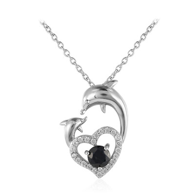 Collar en plata con Zafiro azul