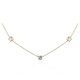 Collar en plata con Topacio blanco