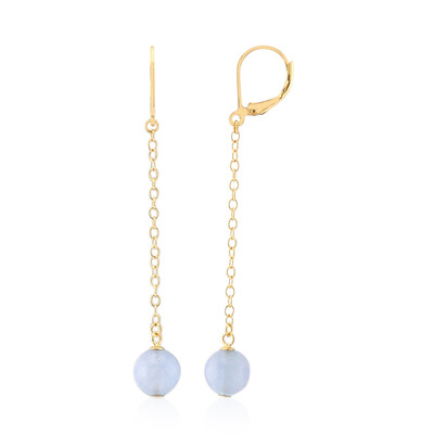 Pendientes en plata con Aguamarina