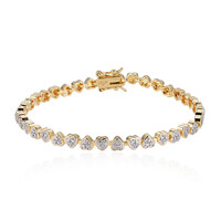 Brazalete en latón con Diamante I3 (I) (Juwelo Style)