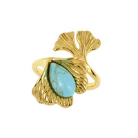 Anillo en plata con Turquesa