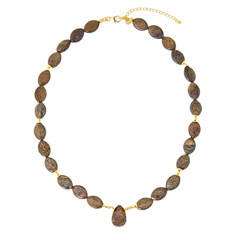 Collar en plata con Broncita