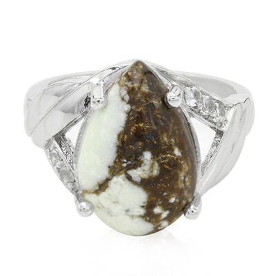 Anillo en plata con Magnesita