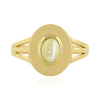 Anillo en plata con Crisoberilo ojo de gato