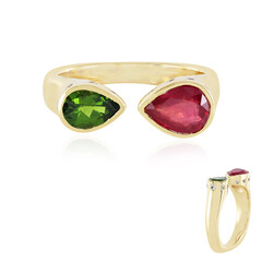 Anillo en plata con Rubí de Bemainty (Adela Silber)