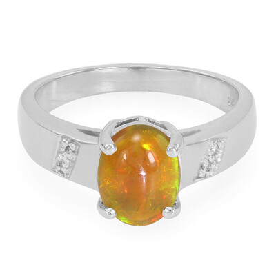 Anillo en plata con Ópalo de Kalimaya