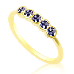 Anillo en oro con Tanzanita