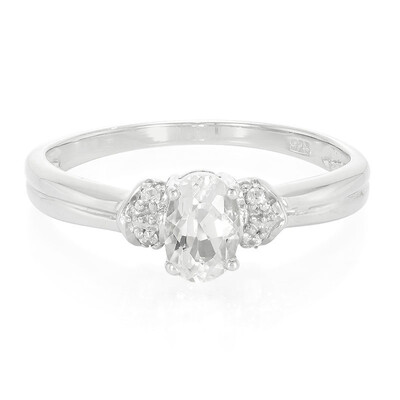 Anillo en plata con Berilo del Himalaya