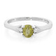 Anillo en plata con Turmalina cuprífera
