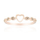 Anillo en oro con Diamante rosa de Francia de Argyle SI1 (Annette)