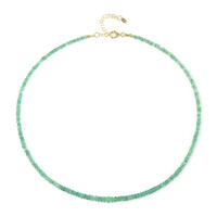 Collar en plata con Esmeralda de Zambia
