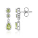 Pendientes en plata con Peridoto