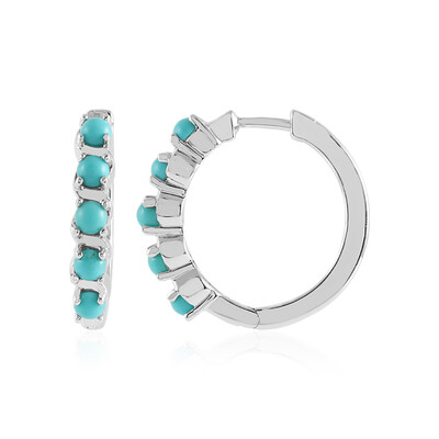 Pendientes en plata con Turquesa