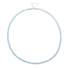 Collar en plata con Aguamarina